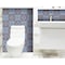 Homeroots 8 x 8 in. Prima Blue Peel & Stick Removable Tiles 400164 - alternate 8